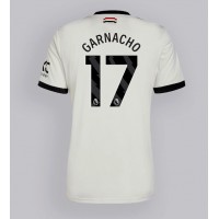 Camisa de Futebol Manchester United Alejandro Garnacho #17 Equipamento Alternativo 2024-25 Manga Curta